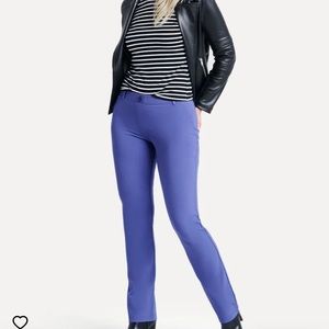 Betabrand pants blue iris new in plastic size XL regular